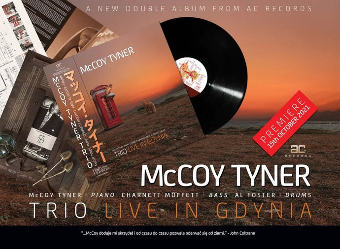 An analogue recording of McCoy Tyner Trio during Gdynia Summer Jazz Days