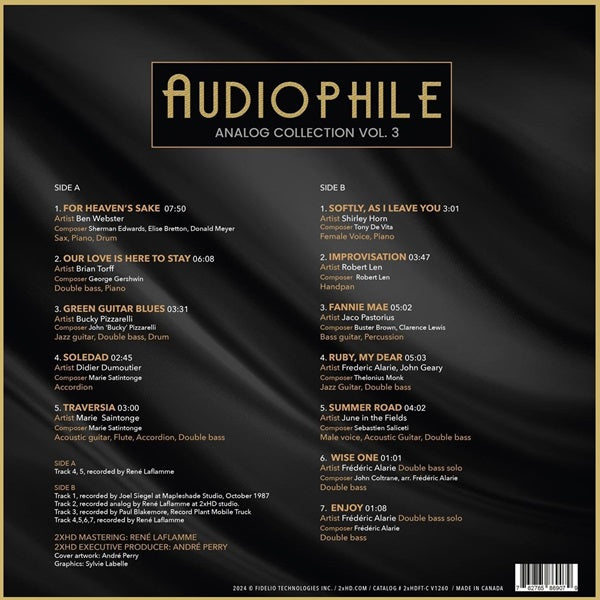 Audiophile Analog Collection Vol. 3 [Single LP]